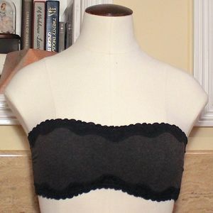 Aerie Cotton Charcoal Bandeau